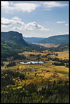 Pagosa Springs valley in the fall. Colorado, USA ( color)