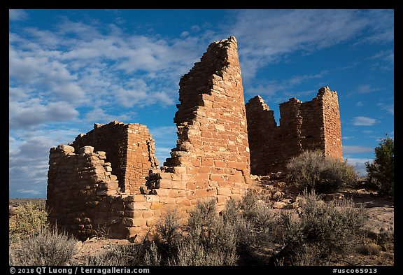 Hovenweep Castle. Hovenweep National Monument, Colorado, USA (color)