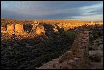 Pueblo community from Canyon Overlook. Hovenweep National Monument, Colorado, USA ( color)