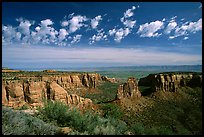 Mesas, Monument Canyon view. Colorado National Monument, Colorado, USA ( color)