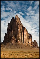 Shiprock (Tse Bit Ai). Shiprock, New Mexico, USA ( color)