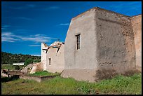 Rear of San Lorenzo Church, Picuris Pueblo. New Mexico, USA ( color)
