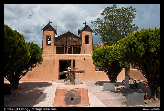 Church, Sanctuario de Chimayo. New Mexico, USA (color)