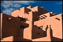 Pueblo style Loreto Inn. Santa Fe, New Mexico, USA ( color)