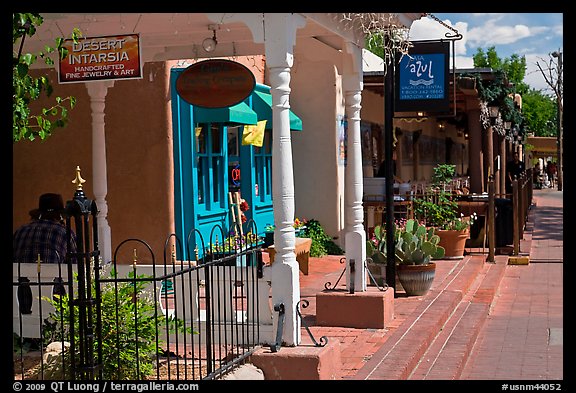 Stores, old town. Albuquerque, New Mexico, USA (color)