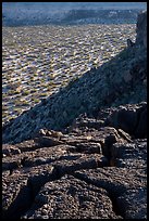 Basalt rocks and Kilbourne Hole. Organ Mountains Desert Peaks National Monument, New Mexico, USA ( color)