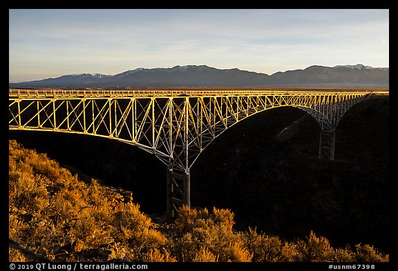 Rio Grande Gorge Bridge. Rio Grande Del Norte National Monument, New Mexico, USA