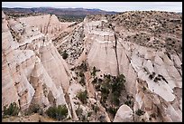 Peralta Canyon. Kasha-Katuwe Tent Rocks National Monument, New Mexico, USA ( color)