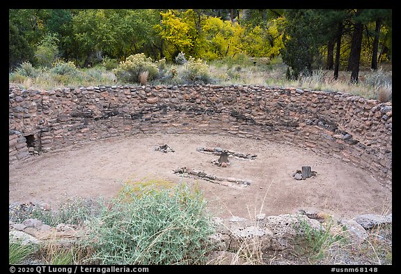 Big Kiva. Bandelier National Monument, New Mexico, USA