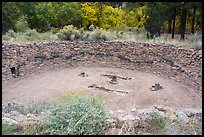 Big Kiva. Bandelier National Monument, New Mexico, USA ( color)