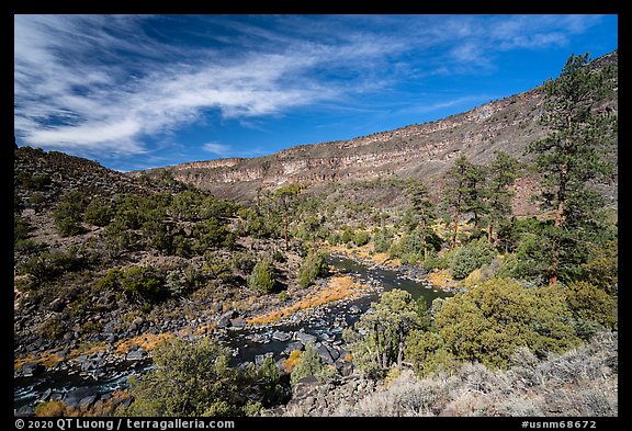 Big Arsenic Spring area. Rio Grande Del Norte National Monument, New Mexico, USA (color)