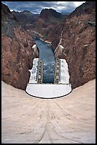 Power plant, Black Canyon, Colorado River. Hoover Dam, Nevada and Arizona ( color)