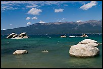Boulders, Sand Harbor, Lake Tahoe-Nevada State Park, Nevada. USA ( color)