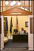 Office of the Secretary of State inside Nevada State Capitol. Carson City, Nevada, USA ( color)