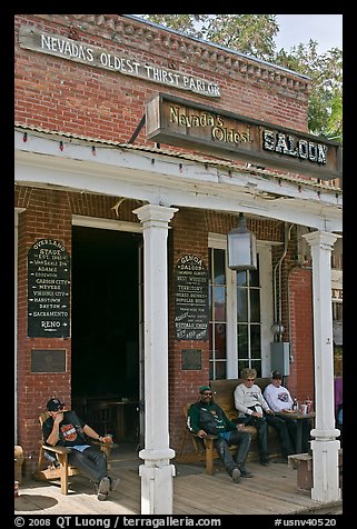 Nevada oldest saloon. Genoa, Nevada, USA