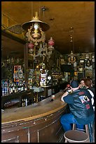 Inside Nevada oldest saloon. Genoa, Nevada, USA ( color)