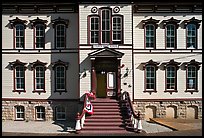 Historic fourth ward school facade. Virginia City, Nevada, USA ( color)