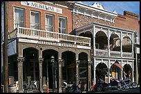 Territorial enterprise historical building. Virginia City, Nevada, USA ( color)