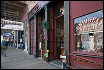 Gallery with souvenir shop. Virginia City, Nevada, USA ( color)