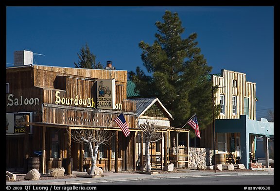Saloon on main street, Beatty. Nevada, USA