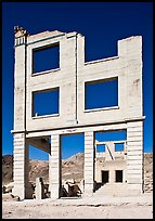 Bank ruins, Ryolite. Nevada, USA (color)