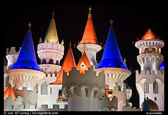 Castle-like Excalibur. Las Vegas, Nevada, USA