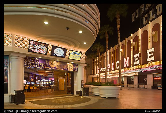Casinos on Freemont Street. Las Vegas, Nevada, USA (color)