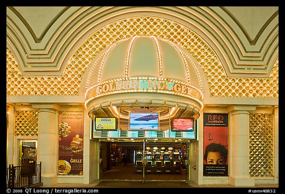 Golden Nugget Casino, Freemont Street, downtown. Las Vegas, Nevada, USA