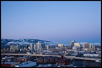 Reno skyline at dawn. Reno, Nevada, USA ( color)