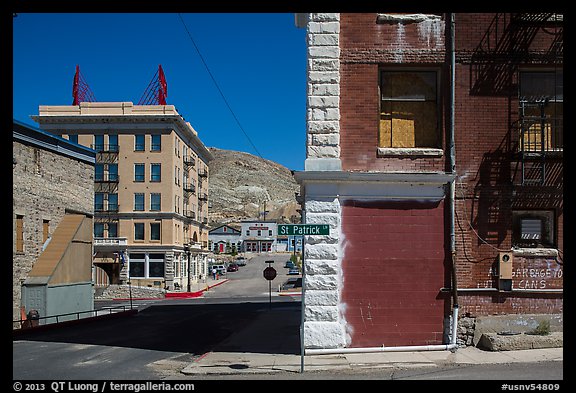 Historic buildings. Nevada, USA (color)