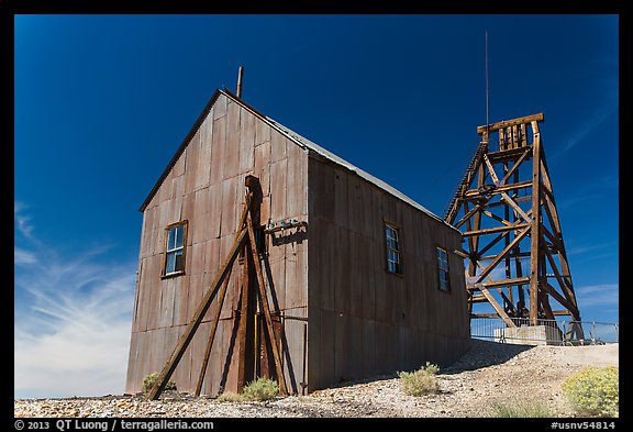 Mining structures. Nevada, USA