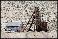 Mine and hillside. Nevada, USA ( color)