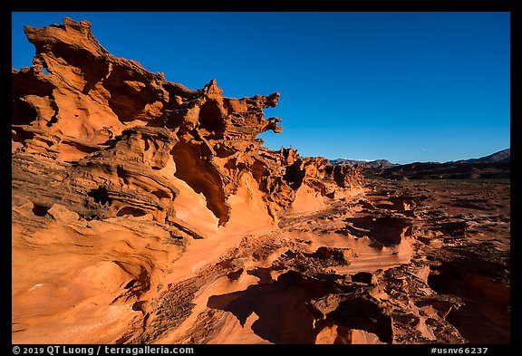 Little Finland, afternoon. Gold Butte National Monument, Nevada, USA (color)