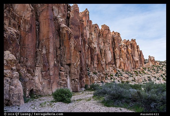 Stone Cathedral, Valley of Faces. Basin And Range National Monument, Nevada, USA (color)