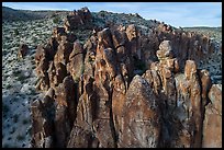 Pinnacles, Valley of Faces. Basin And Range National Monument, Nevada, USA ( color)