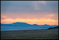 Grant Range at sunrise. Basin And Range National Monument, Nevada, USA ( color)