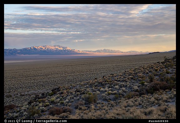 Garden Valley and Grant Range. Basin And Range National Monument, Nevada, USA
