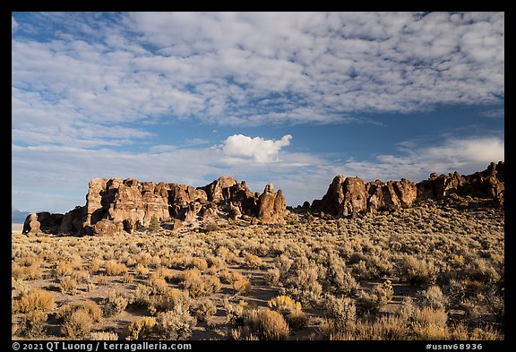 Garden Valley Crags. Basin And Range National Monument, Nevada, USA