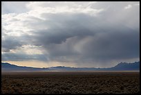 Storm clouds over Garden Valley. Basin And Range National Monument, Nevada, USA ( color)
