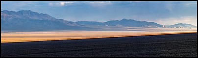 Worthington Mountains, Quinn Canyon Range, and Grant Range. Basin And Range National Monument, Nevada, USA (Panoramic color)