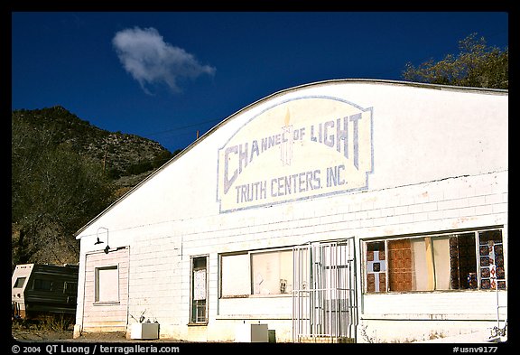 Truth centers, Pioche. Nevada, USA