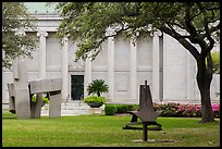 Sculpture garden, Museum of Fine Arts. Houston, Texas, USA ( color)