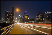 Skyline from Congress Avenue Bridge. Austin, Texas, USA ( color)