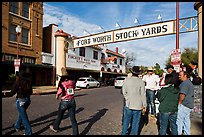 Fort Worth Stokyards gate. Fort Worth, Texas, USA ( color)