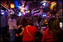 Inside White Elephant bar. Fort Worth, Texas, USA ( color)