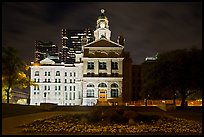 Courthouse at night. Fort Worth, Texas, USA ( color)