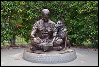 Not Forgotten Fountain, Military Working Dog Teams National Monument. San Antonio, Texas, USA ( color)