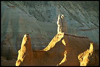 Large Entrada sandstone monoliths, Kodachrome Basin State Park. Utah, USA ( color)