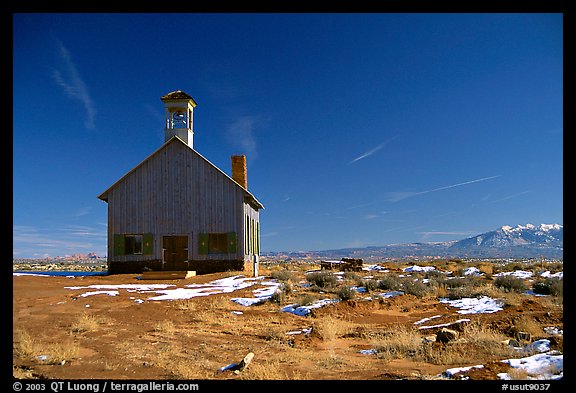 Church near Moab. Utah, USA (color)