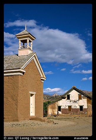 Church of Grafton. Utah, USA (color)